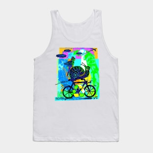 Earth Day Recycling Snail 3 Tank Top